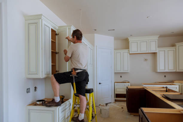 Open concept kitchen conversion in Ellicott City by JMT Kitchen Cabinet